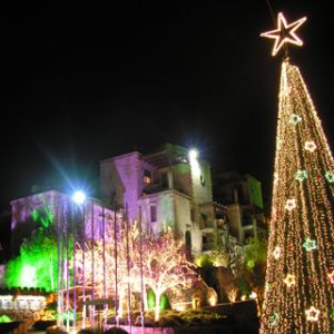 Árbol de Navidad con Luces Coloridas
