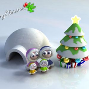 Personajes Navideños Lindos
