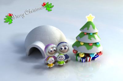Personajes Navideños Lindos