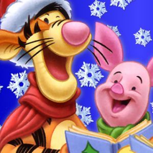 Tigger y Piglet Alegría Navideña