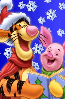 Tigger y Piglet Alegría Navideña