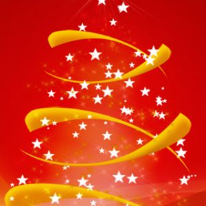 Árbol de Navidad con Estrellas