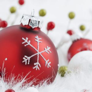 Adorno Navideño Rojo