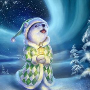 Oso Polar Navideño Adorable
