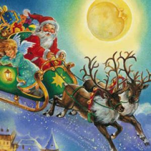 Paseo en trineo de Santa Claus
