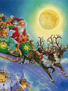 Paseo en trineo de Santa Claus