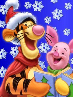 Tigger y Piglet Alegría Navideña