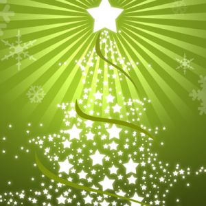 Árbol de Navidad con Estrellas