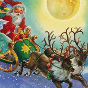 Paseo en trineo de Santa Claus