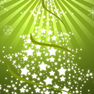 Decoración de Árbol de Navidad con Estrella