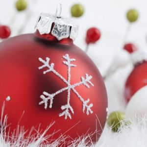 Adorno Navideño Rojo