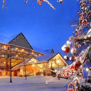 Escena de Hotel en Invierno