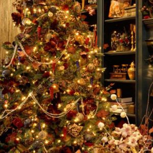 Hermoso Árbol de Navidad Decorado