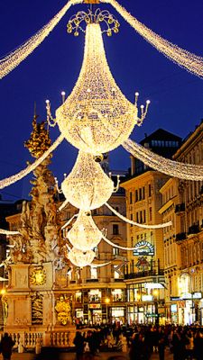Luces de Navidad en la ciudad