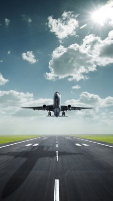 Avión Despegando