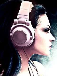 Chica Estilosa con Auriculares