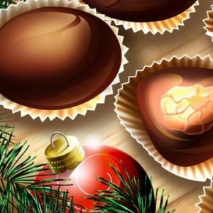 Chocolates y Decoraciones Navideñas