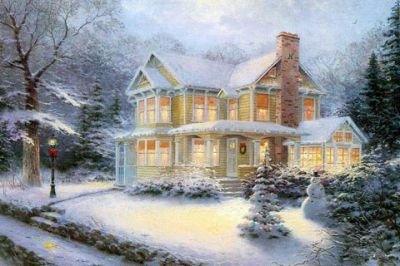 Casa Acogedora de Invierno
