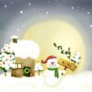 Muñeco de Nieve Feliz Navidad
