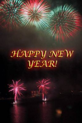 Celebración de Fuegos Artificiales de Año Nuevo