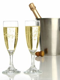 Celebración con Champán