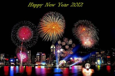 Celebración de Fuegos Artificiales de Año Nuevo