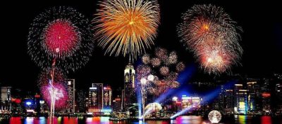 Fuegos Artificiales Coloridos