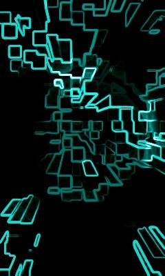 Líneas Abstractas de Neón