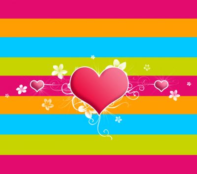 Diseño Colorido de Corazón