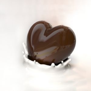 Corazón de Chocolate