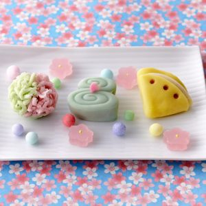Dulces japoneses coloridos