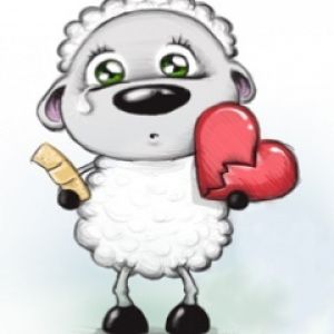 Oveja Linda con Corazón