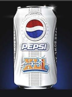 Lata de Pepsi Super Bowl