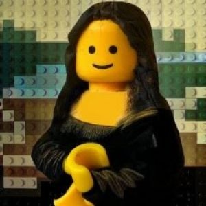 LEGO Mona Lisa