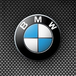 Logo de BMW en Fondo Texturizado