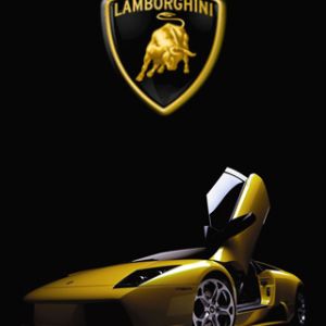 Coche Deportivo Lamborghini Amarillo