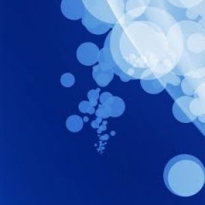 Burbujas Abstractas Azules