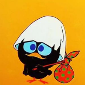 Personaje de Pájaro de Dibujos Animados