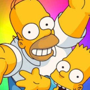 Diversión con Homer y Bart Simpson