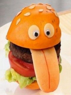 Personaje de Comida Divertido