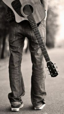 Guitarrista en Jeans