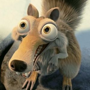Personaje Scrat de La Era de Hielo