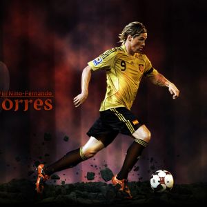 Acción de Fútbol de Fernando Torres