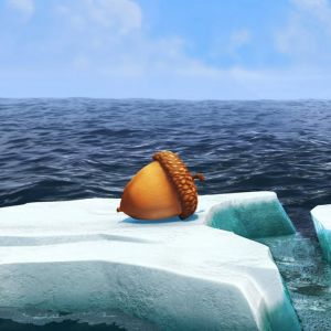 Bellota Animada en el Hielo