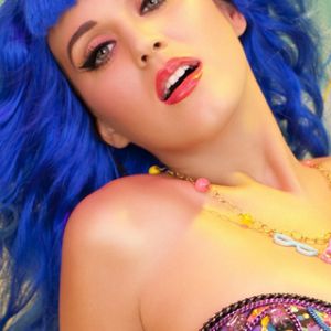 Glamour de Cabello Azul Vibrante