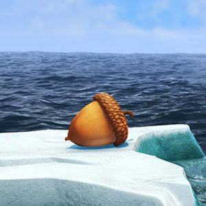 Bellota Divertida en el Hielo