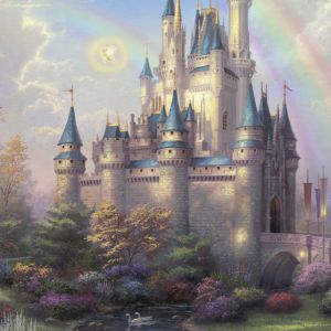 Castillo Fantástico con Arcoíris