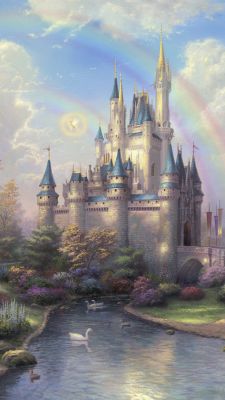 Castillo Fantástico con Arcoíris