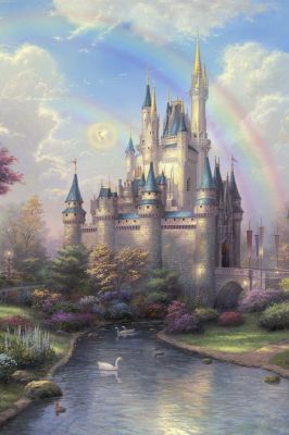 Castillo Fantástico con Arcoíris