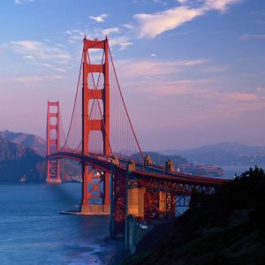 Puente Golden Gate al Atardecer